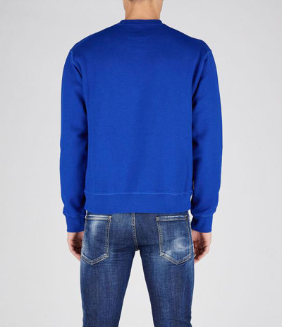 Shop Dsquared2 Sweatshirt In Electric Blue