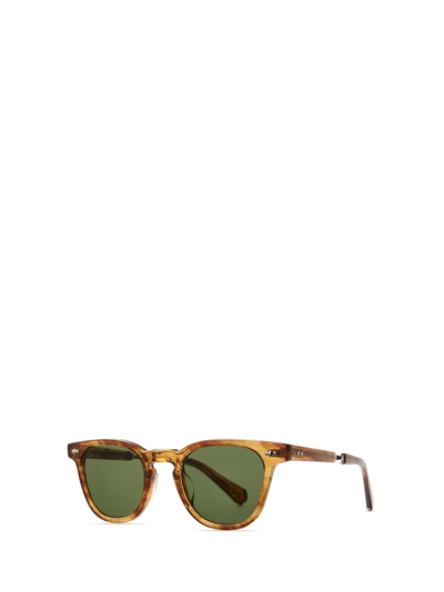 Shop Mr Leight Dean S Marbled Rye-white Gold Sunglasses