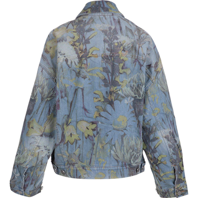 Shop Stella Mccartney Rewild Flora Printed Oversized Jacket