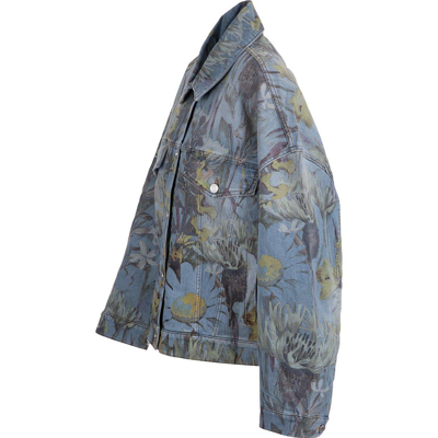 Shop Stella Mccartney Rewild Flora Printed Oversized Jacket