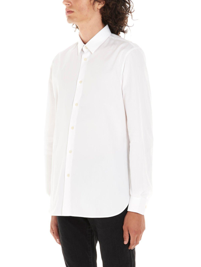 Shop Saint Laurent Slim Fit Long-sleeved Shirt