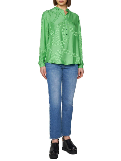 Shop Stella Mccartney Motif Printed Buttoned Shirt