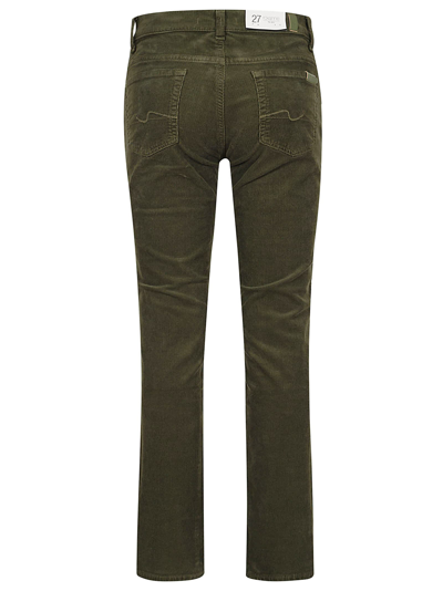 Shop 7 For All Mankind Roxanne Corduroy In Corduroy Green