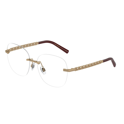 Shop Dolce &amp; Gabbana Eyewear Dg1352 1363 Glasses In Oro