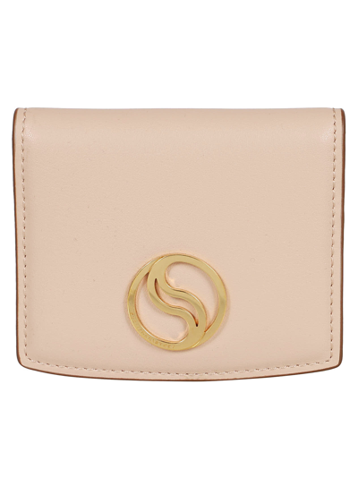 Shop Stella Mccartney Card Holder In Mat Blush