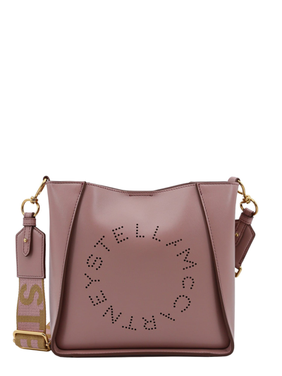 Shop Stella Mccartney Stella Logo Shoulder Bag In Pink