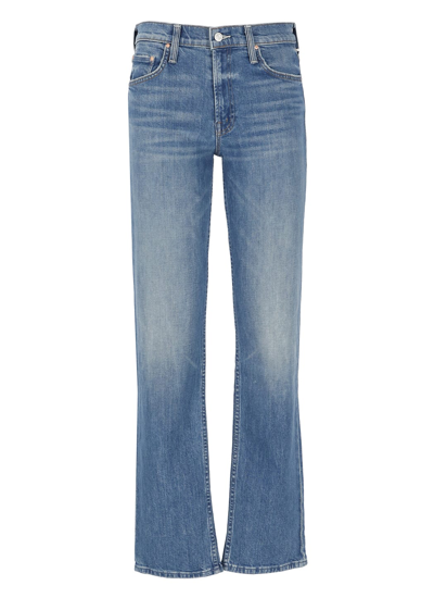 Shop Mother Smarty Jeans In Blue