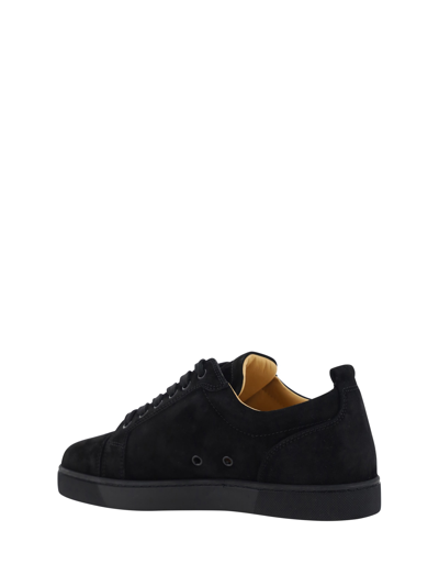 Shop Christian Louboutin Louis Junior Sneakers In Black/bk