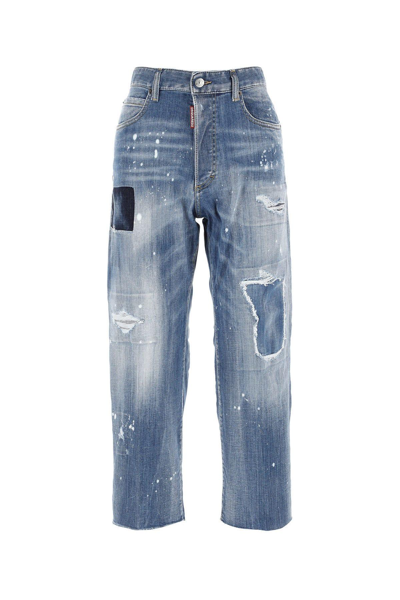 Shop Dsquared2 Stretch Denim L.a. Jeans