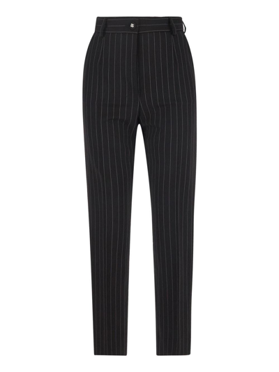 Shop Dolce & Gabbana High Waist Trousers