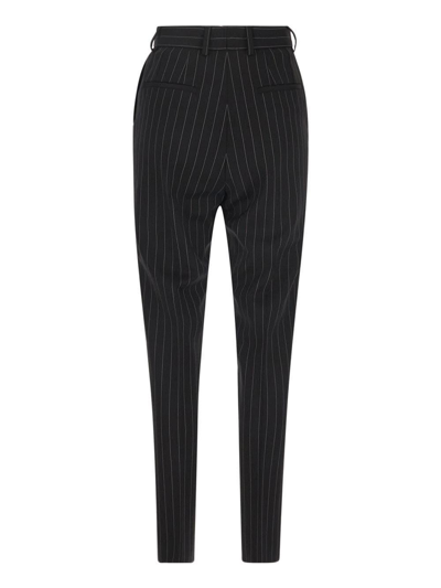 Dolce & Gabbana Striped Tailored High-waist Trousers