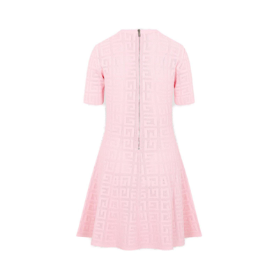 Shop Givenchy 4g Jacquard Flared Mini Dress