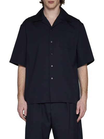 Shop Marni Shirt In Blu Black