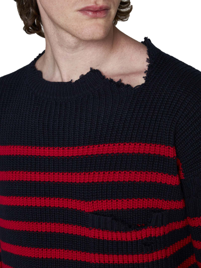 Shop Marni Sweater In Blu Marine
