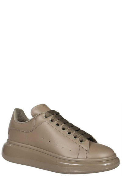 Shop Alexander Mcqueen Oversized Lace-up Sneakers