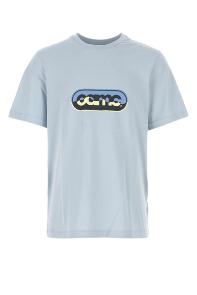 Shop Oamc Light-blue Cotton Oversize T-shirt