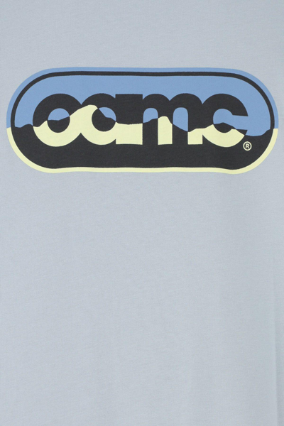 Shop Oamc Light-blue Cotton Oversize T-shirt