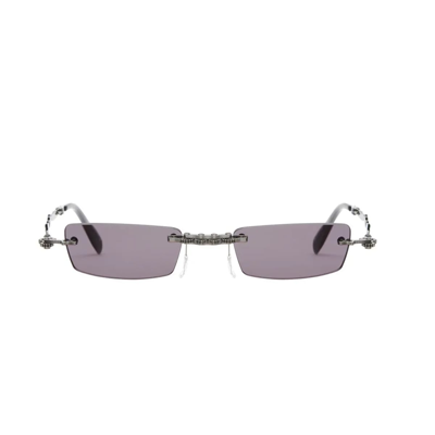 Shop Kuboraum Maske H40 Bb Sunglasses In Argento