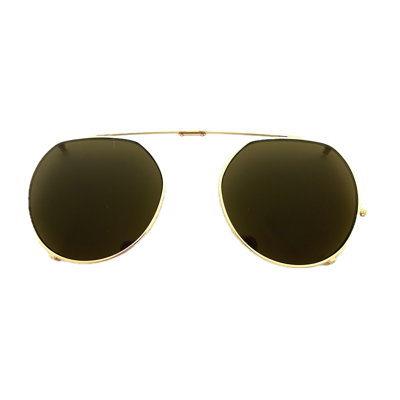 Shop Ahlem Place Dauphine Clip Champagne Sunglasses In Oro