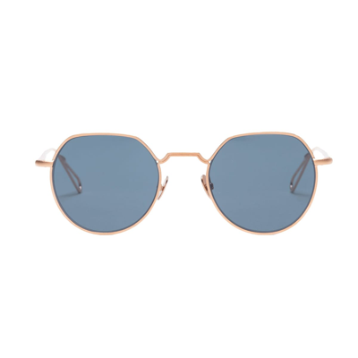 Shop Ahlem Dauphine Rose Gold Sunglasses In Oro