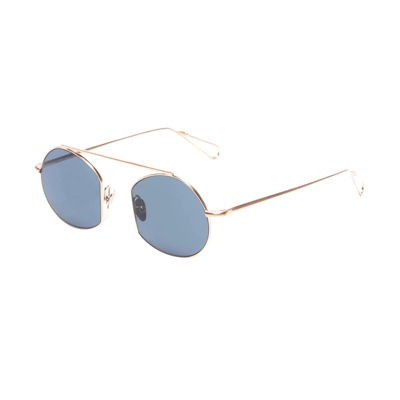 Shop Ahlem Victoires Rose Gold Sunglasses In Oro