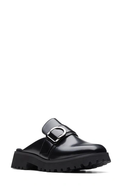 Shop Clarks (r) Stayso Free Mule In Black Leather