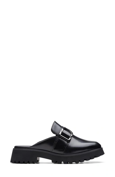 Shop Clarks Stayso Free Mule In Black Leather
