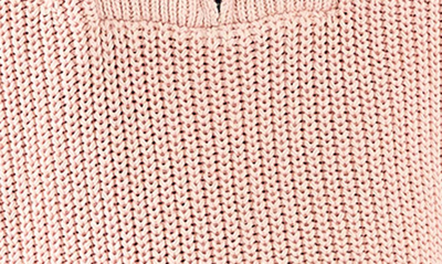 Shop Faherty Sunwash Mariner Organic Cotton Quarter Zip Sweater In Peach Whip