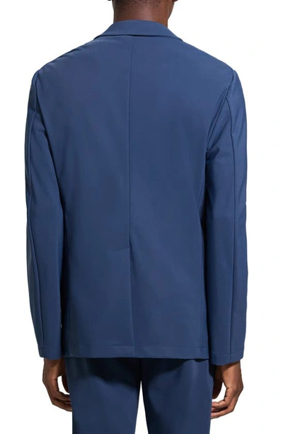 Shop Theory Clinton Precision Ponte Knit Blazer In Ocean