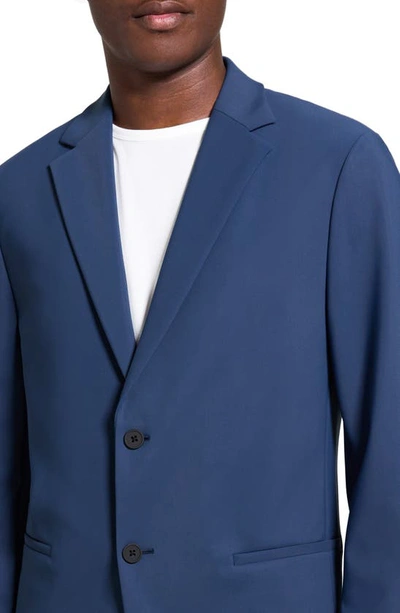 Shop Theory Clinton Precision Ponte Knit Blazer In Ocean