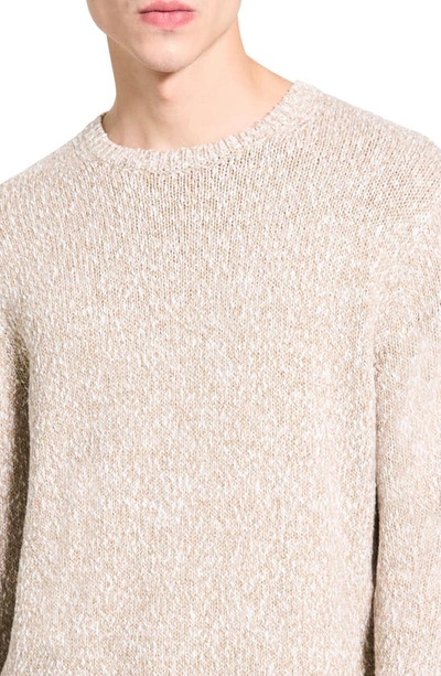 Shop Theory Mauno Breach Crewneck Sweater In Pumice Multi