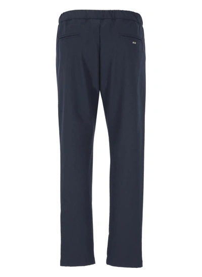 Shop Herno Trousers Blue