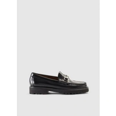 Shop G.h. Bass & Co Mens Weejun 90's Lincoln Horsebit Loafers In Black