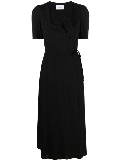 Shop Sleeper Black Lola Printed Midi Dress