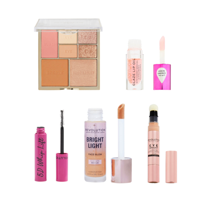 Shop Makeup Revolution Glow Bundle (various Shades) - Medium