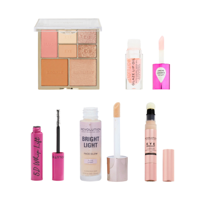 Shop Makeup Revolution Glow Bundle (various Shades) - Light