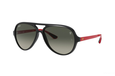 Shop Ray Ban Eyeware & Frames & Optical & Sunglasses Rb4125m F64471 57 In Black / Dark / Grey