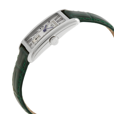 Shop Longines Dolcevita Quartz Silver Dial Ladies Watch L5.512.4.71.a In Blue / Green / Silver