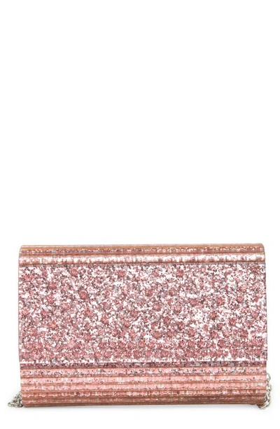 Shop Kurt Geiger Crystal & Sequin Envelope Clutch In Light/ Pastel Pink