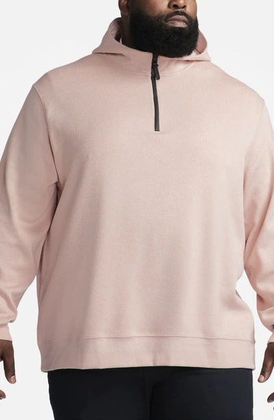 Shop Nike Dri-fit Golf Hoodie In Pink Oxford/ Rose/ Silver