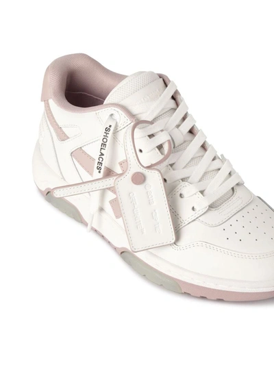 Shop Off-white Out Of Office "ooo" Low-top Sneakers In White Pink