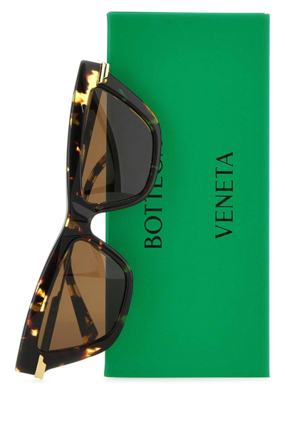 Bottega Veneta Tortoiseshell Pointed Cat-eye Sunglasses