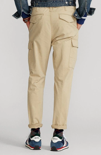 Shop Polo Ralph Lauren Stretch Cotton Cargo Pants In Classic Khaki