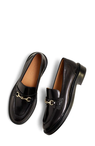 Madewell Thee Vernon Bit Hardware Loafer In True Black