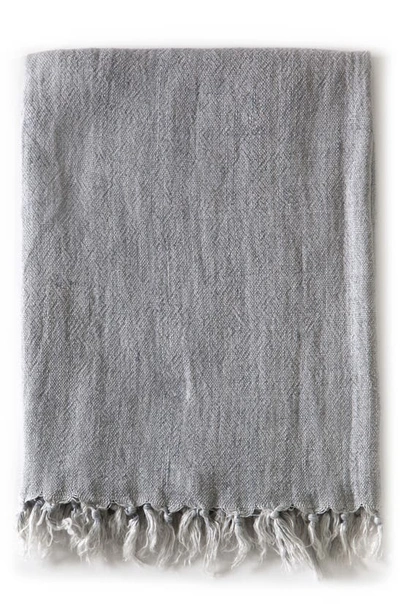 Shop Pom Pom At Home Montauk Big Throw Blanket In Ocean