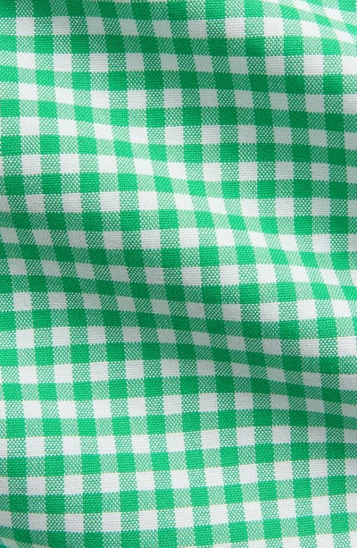 Shop Polo Ralph Lauren Gingham Oxford Cotton Button-down Shirt In 4338h Summer Emerald/ White