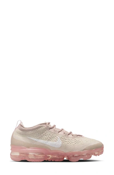 Shop Nike Air Vapormax 2023 Fk Sneaker In Oatmeal/ Pink/ Rose