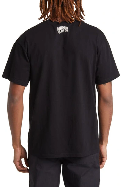 Shop Billionaire Boys Club New Life Cotton Graphic T-shirt In Black