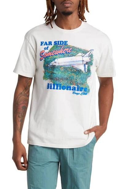 Shop Billionaire Boys Club Far Side Cotton Graphic T-shirt In Gardenia