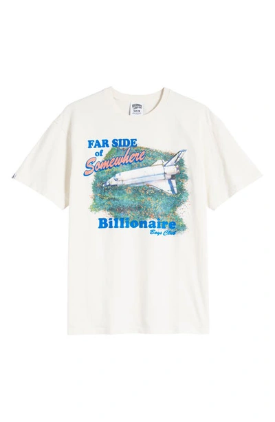 Shop Billionaire Boys Club Far Side Cotton Graphic T-shirt In Gardenia
